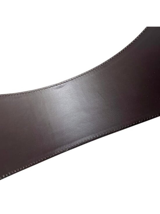 Bottega Veneta Belt Brown M Thick Waist 88 cm 85 Leather main image 6